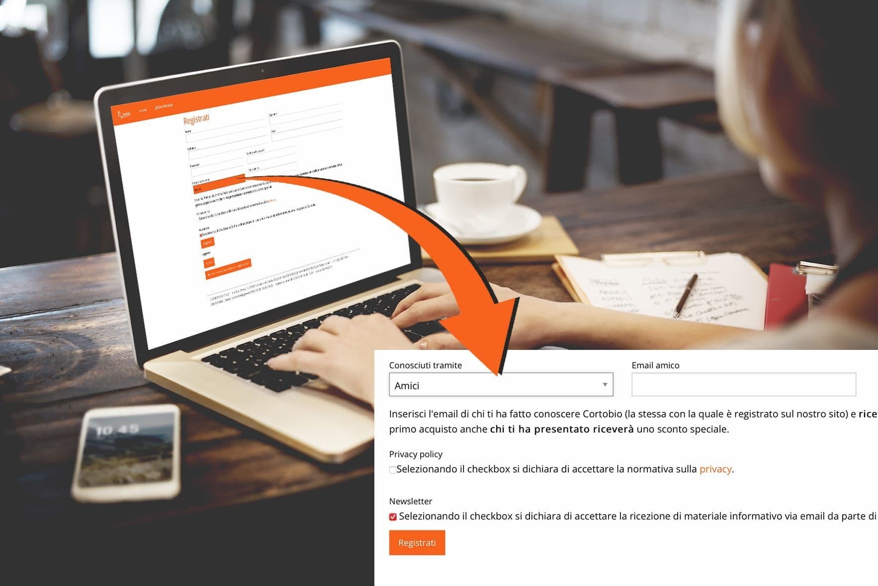 Spiegazione funzione "Porta un amico"