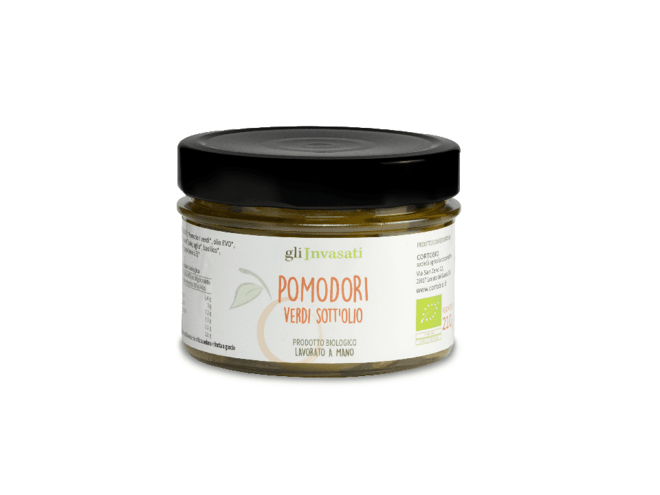 pomodori verdi sottolio