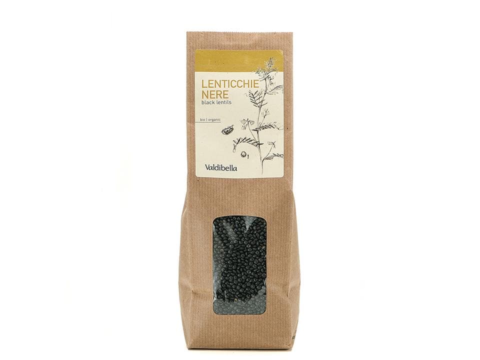 Sacchetto di lenticchie nere biologiche (500g)