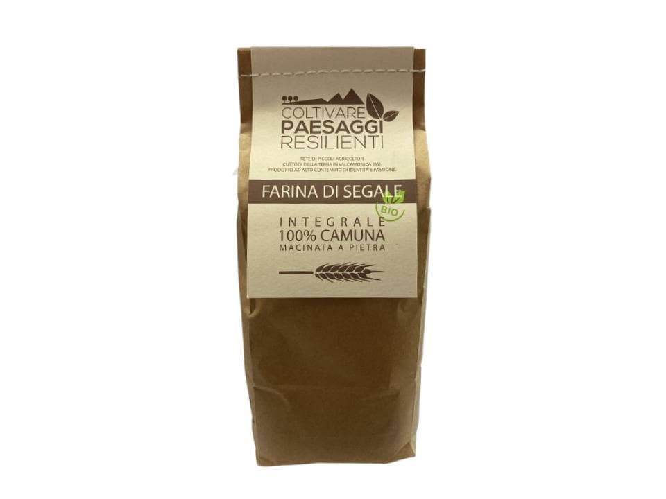Farina di segale integrale macinata a pietra biologica - 1kg