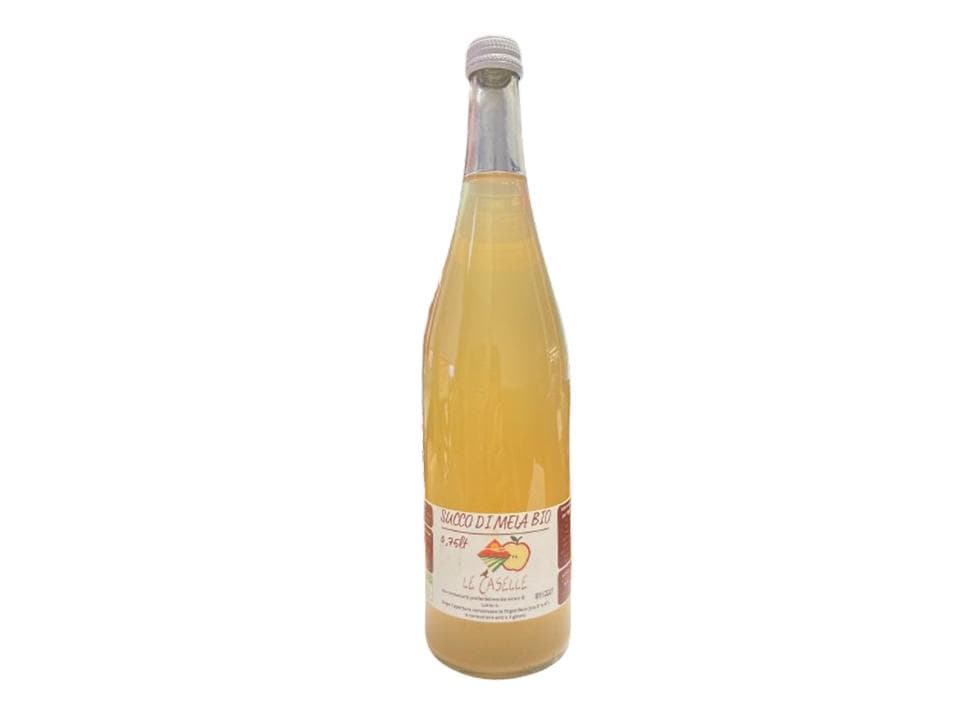 Bottiglia in vetro di succo di mela non filtrato biologico (750ml)