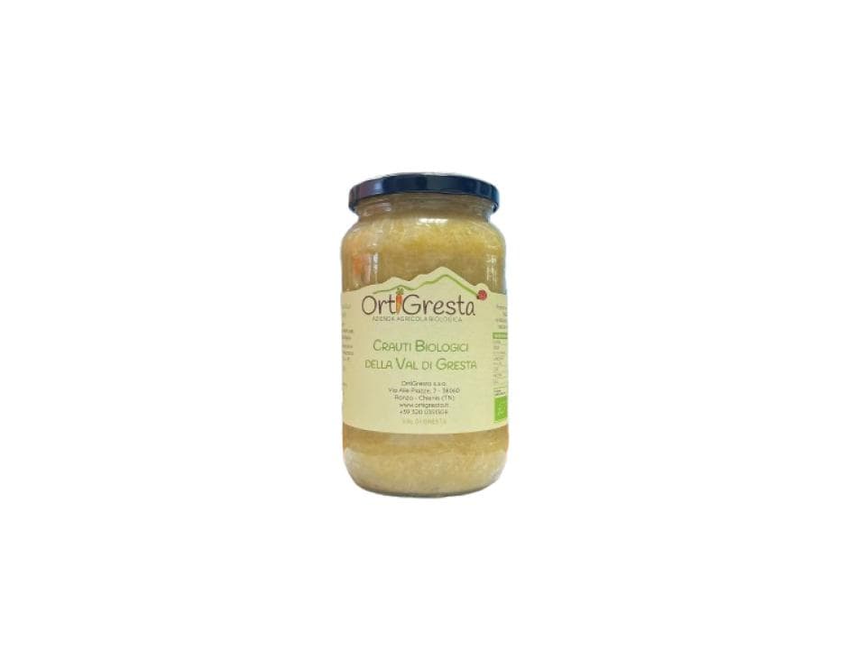 Vaso in vetro di crauti biologici - 500g