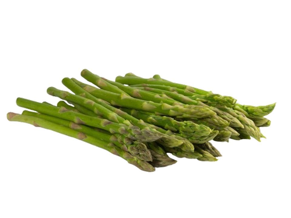 Porzione di asparagi biologici