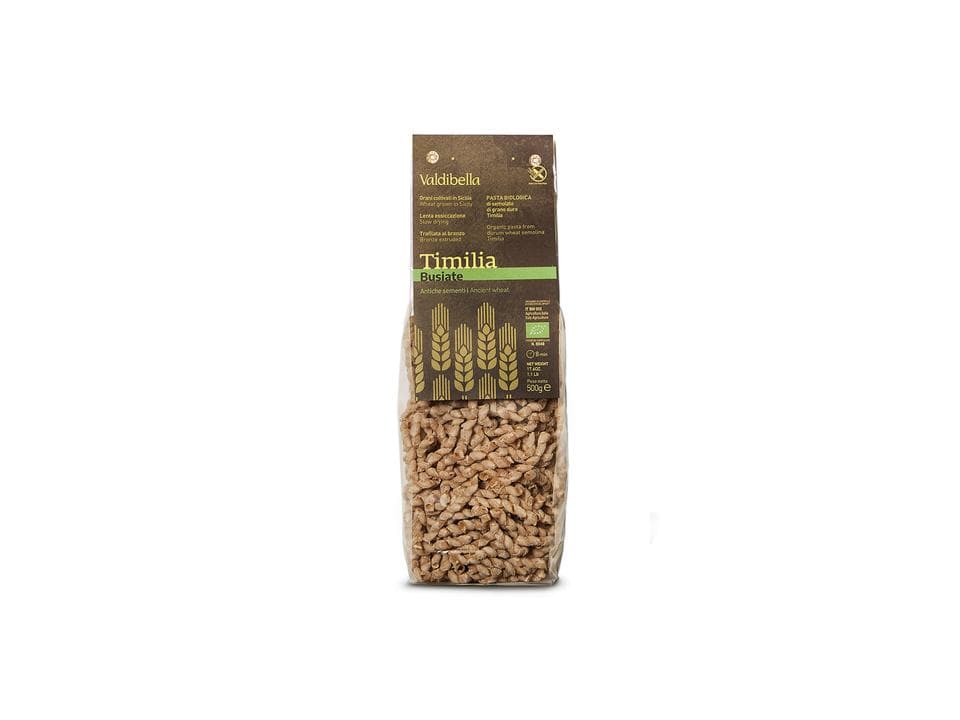 Confezione di busiate di grano Timilia biologiche (500g)