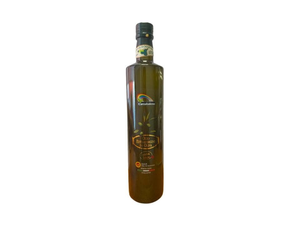 Bottiglia in vetro di olio EVO biologico 750ml DOP Val di Mazara