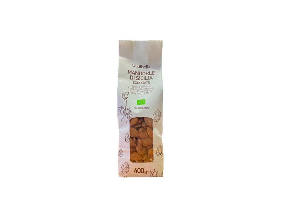 Sacchetto di mandorle sgusciate biologiche (400g)