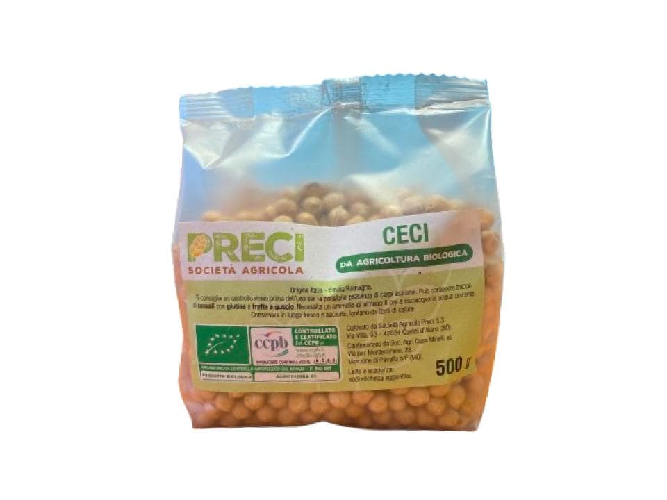Confezione di ceci secchi di montagna biologici - 500g
