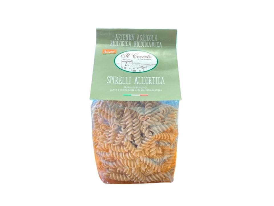 Confezione di spirelli all'ortica biologici (400g)