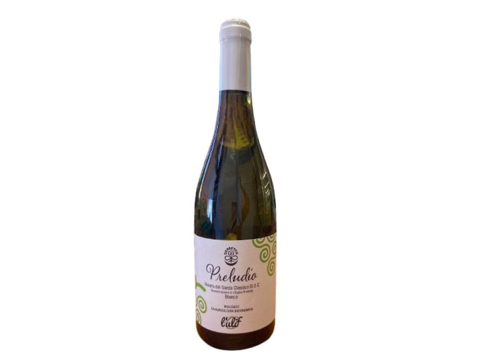 Bottiglia in vetro di Riviera del Garda classico DOC bianco Preludio (750ml)